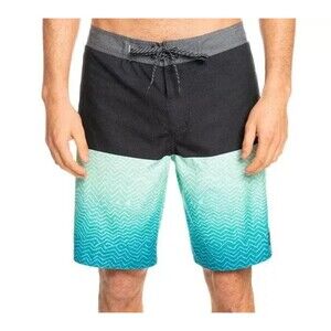 NEW Quiksilver Men's Everyday Five 0 20" Swim Boardshorts sz 32 Blue Ombre